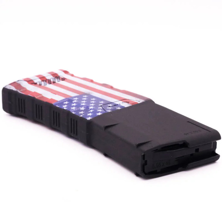 Mission First Tactical Extreme Duty 30 Round Magazine | Magazine | 5.56 NATO / .223 REM | American Flag | EXDPM556D-AMFV