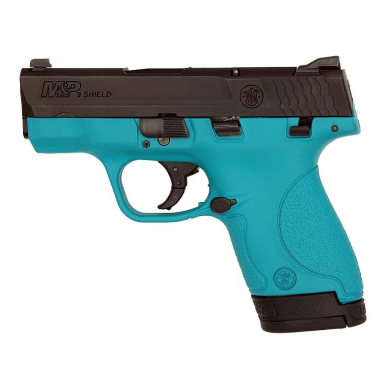 Smith & Wesson M&P Shield | Handgun | 9mm | Teal | 8 Rounds | 13677