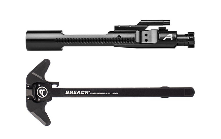 Aero Precision BREACH Charging Handle W/ Large Lever, 5.56 Black Nitride BCG Bundle | Charging Handle / BCG | AR-15 | 5.56 NATO | Black | APSL100373S
