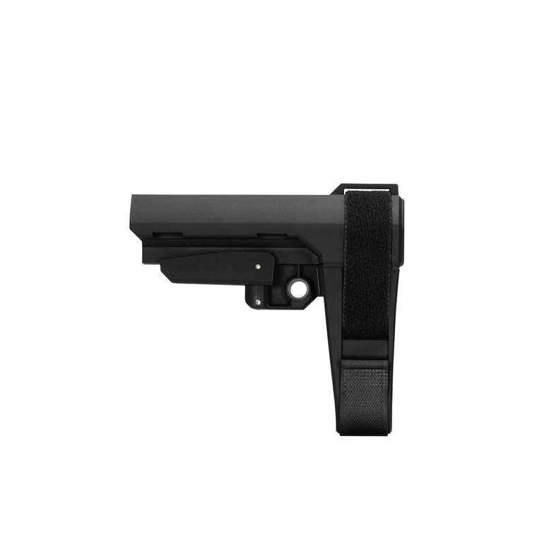 SB Tactical SBA3 Synthetic 5-Position Stock | Stock | Tube Not Included | AR-15 | Adjustable | Black | SBA3X01SB