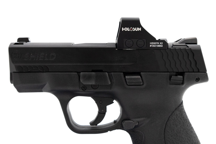 Smith & Wesson M&P Shield Optics Ready Slide | Slide | Shield SMS and Holosun 507k Footprint | 9mm | 3.1” Barrel | Black | 3015613