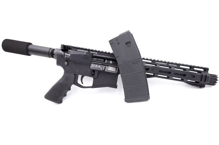 Juggernaut Tactical AR-Pistol | AR-Pistol | 8.5” Barrel | 10 Rounds | 5.56 NATO | CA Compliant | Black
