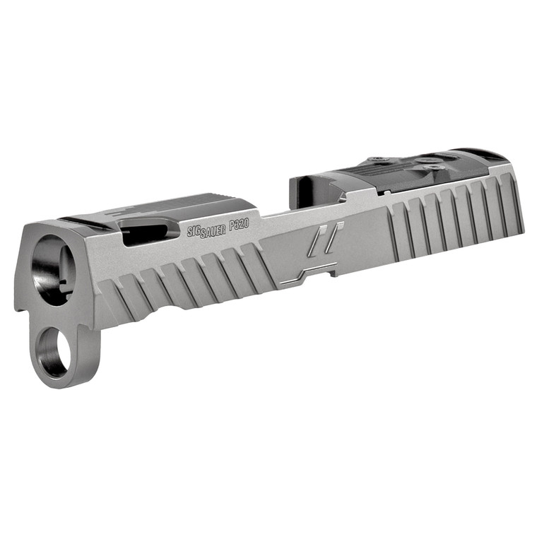 ZEV Technologies Z320 XCompact Octane Stripped Slide w/ RMR Cut | Slide | For Sig Sauer P320 | Gray | SLD-Z320-XCOMPACT-OCTANE-RMR-GRY