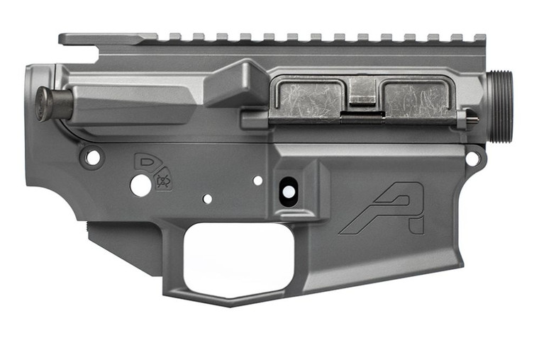 Aero Precision M4E1 Threaded Assembled Receiver Set | Builder Set | Sniper Grey | APCS100826