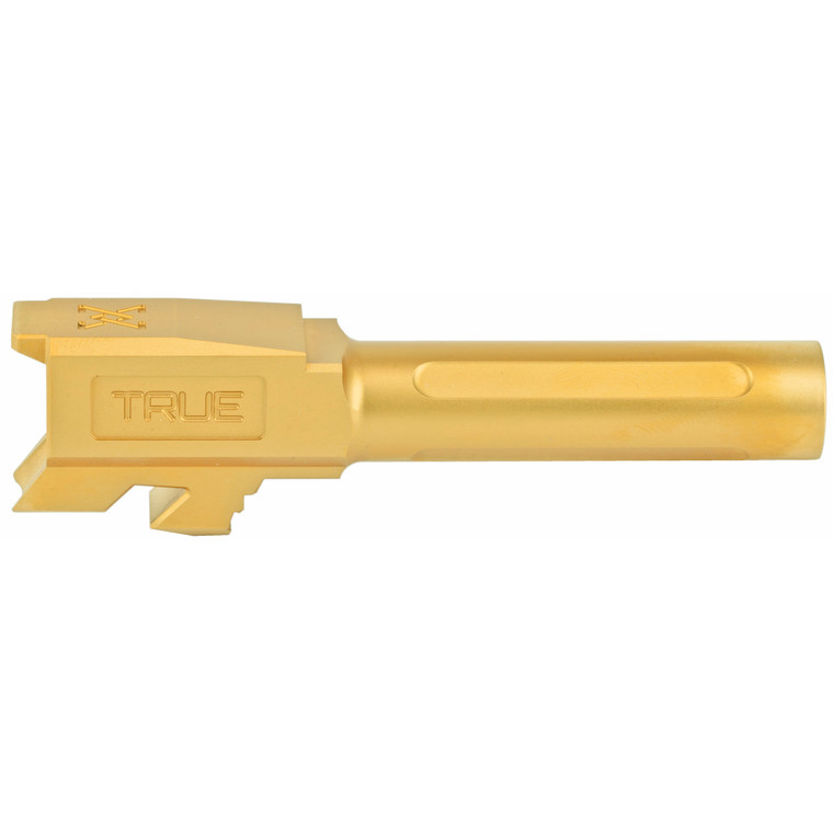 True Precision Barrel For Glock 43/43X | Barrel | 9mm | For Glock 43/43X | Gold | TP-G43B-XG