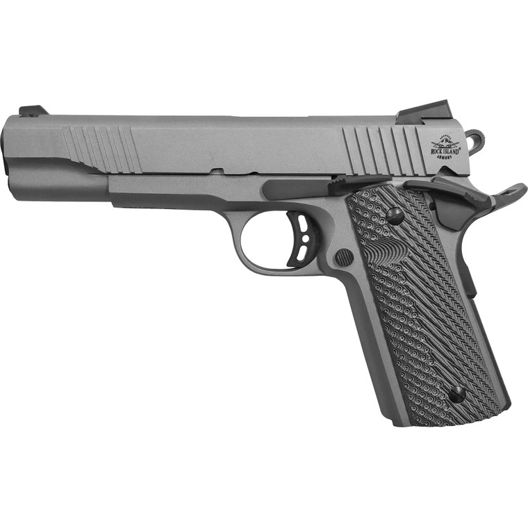 Armscor Rock EFS 1911 | Handgun | 5” Barrel | 45 ACP | 8 Rounds | Metal Grey | 56419