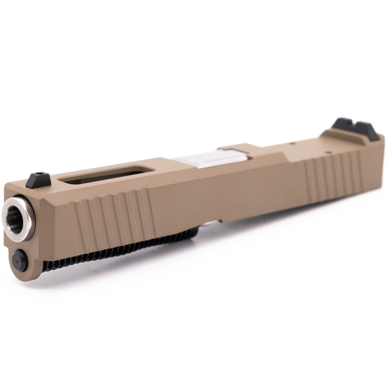 Live Free Armory LF19 Complete Slide w/ Optic Cut | Slide | RMR Compatible | 4.49" Barrel | For Glock 19 | 9mm | Stainless Barrel | Black