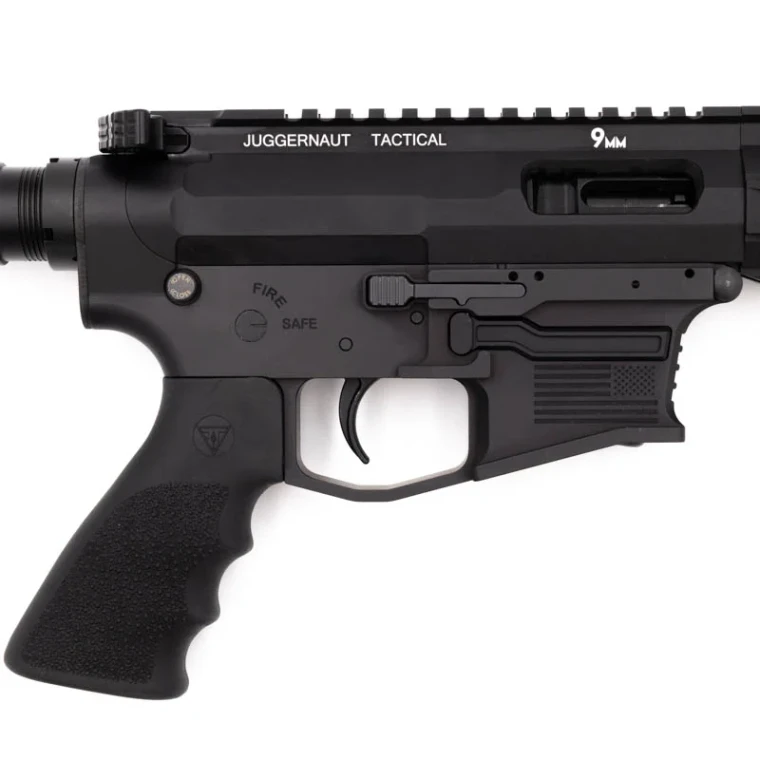 Juggernaut Tactical AR-9 CA Pistol | AR-Pistol | 8.5” Barrel | 9mm | 1 Round | Single Shot | Black | JT-9SSPBLK