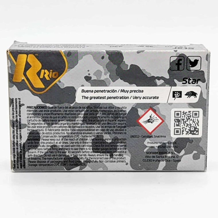 Rio Royal Star 12 Ga Slug | Ammo | 1oz Slug | Box Of 5 | RSL12