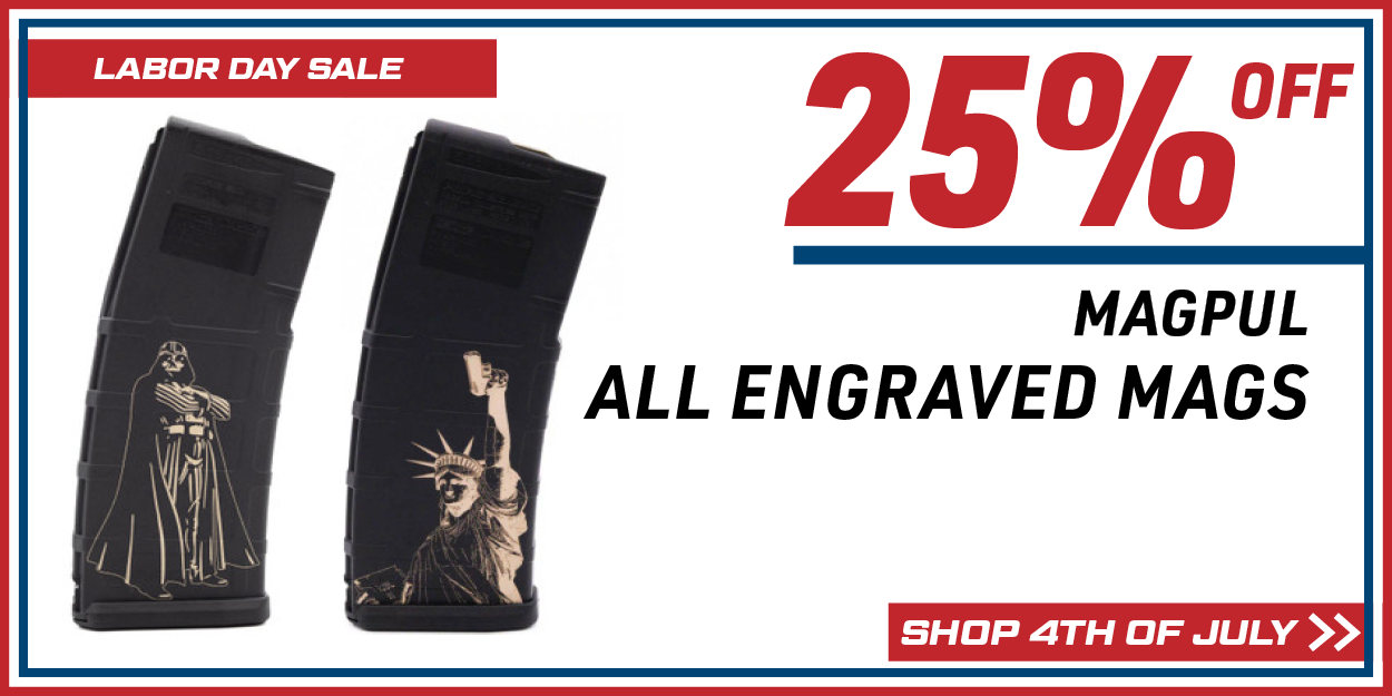 25% OFF all engraved PMAGS
