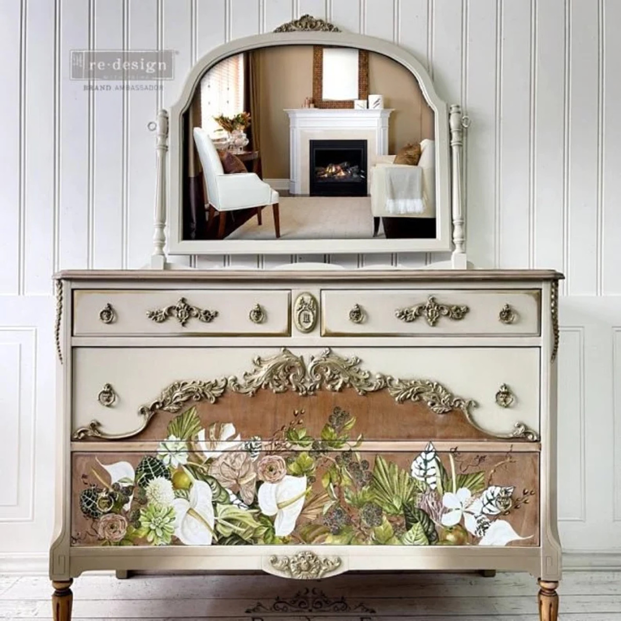 Rub on Furniture Transfers, Rub on Transfers, ANTHURIUM, Redesign With  Prima, Decor Transfers 