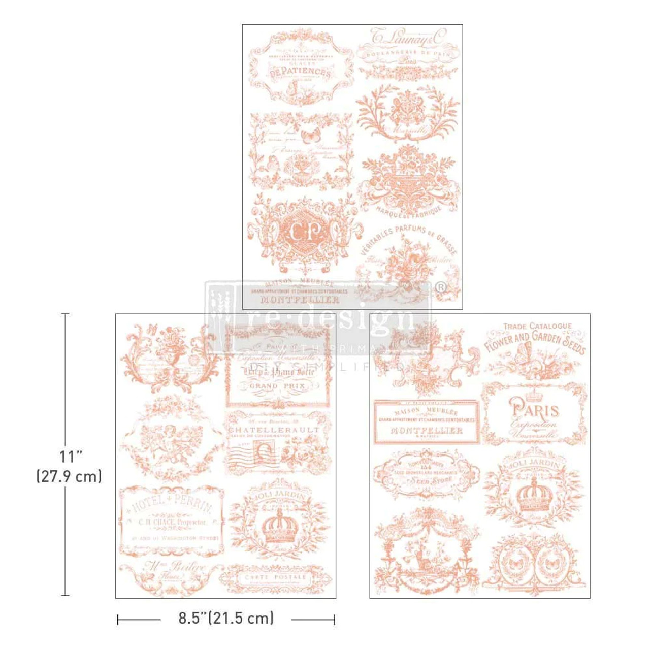 Furniture Decals CHATELLERAULT ROSES by ReDesign with Prima