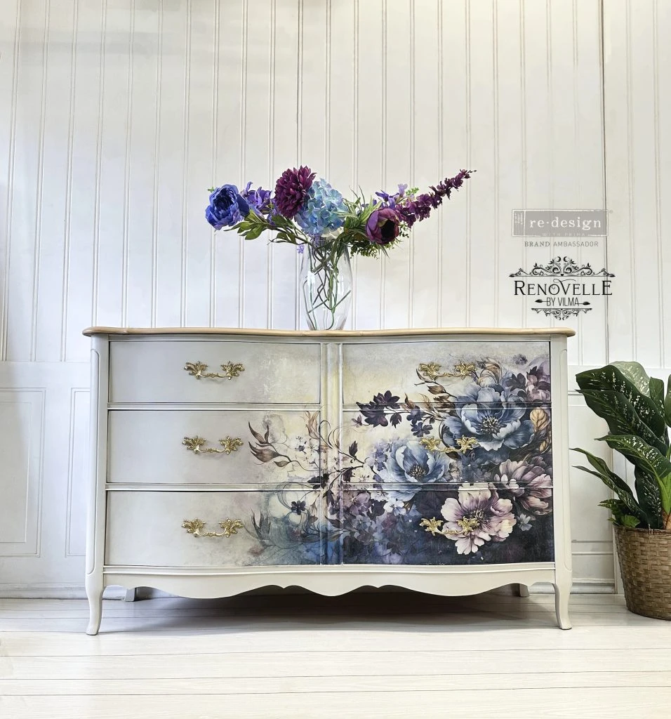 SERENE SHADOWSA1 Fiber Decoupage Paper ReDesign with Prima - The ...
