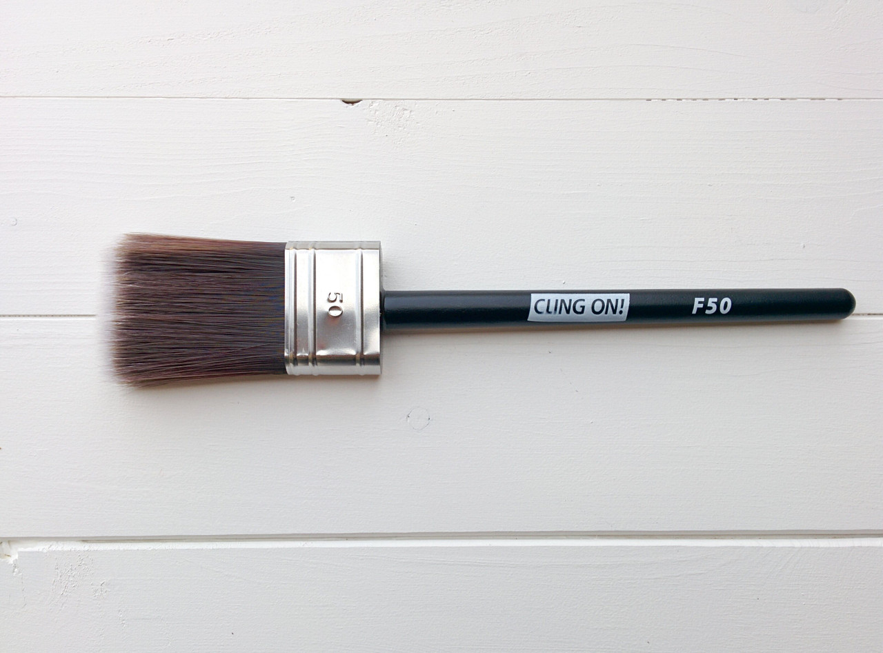 Cling ON! Flat Angled Brush #40 FA40 - The Plaster Paint Company, LLC