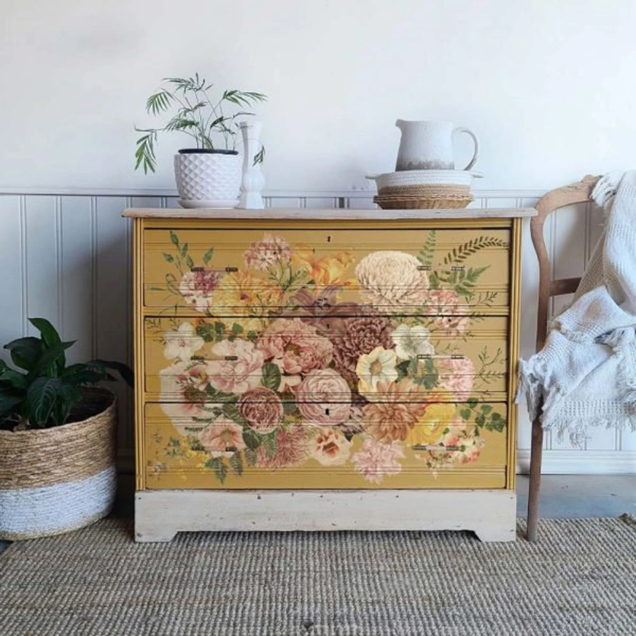 WOODLAND FLORAL Rub on Transfers for Furniture | Redesign with Prima  Transfers | Furniture Decals