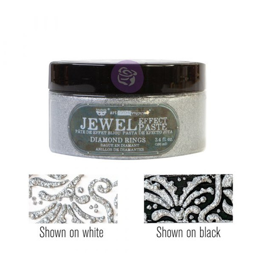 ART EXTRAVAGANCE – JEWEL TEXTURE PASTE – DIAMOND RINGS– 1 JAR, 100ML (3.4 FL OZ)