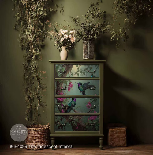 The iridescent interval Decoupage Decor Tissue Paper, Redesign with Prima Decoupage 19.5"x30" Sheet
