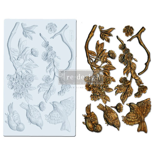 Redesign Decor Moulds® – Aviary – 5″x8″, 8mm thickness Copyright #VA0002314166