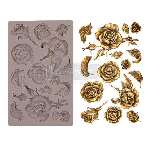 Decor Moulds® – Sweet Dahlia – 1 pc, 5″x8″x8mm – Re·Design with Prima®