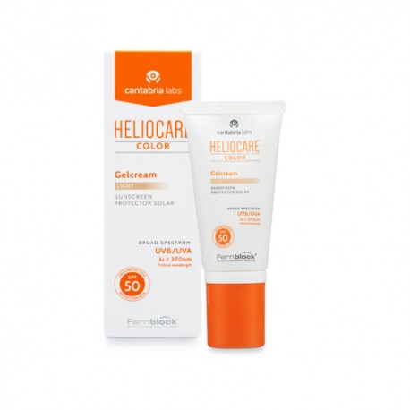 Heliocare color gelcream SPF 50 (light / brown)