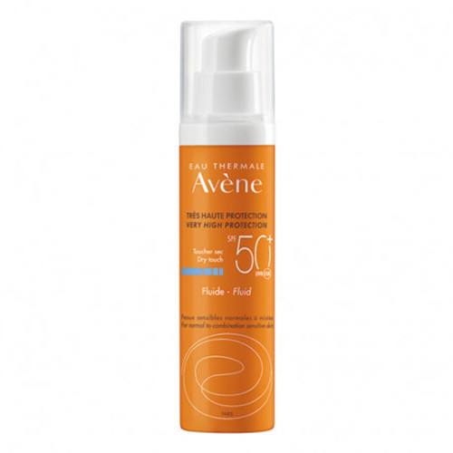 Avene fluido 50+ cara - pieles normales y mixtas