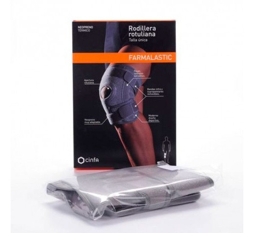 Rodillera rotuliana farmalastic neopreno t- única