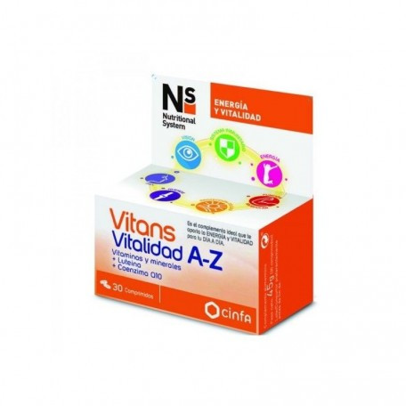 Cinfa ns vitans vitalidad a-z 30 comprimidos
