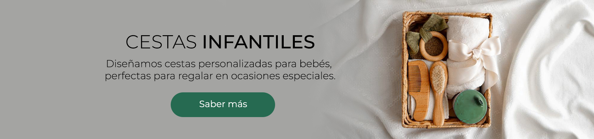 Cestas infantiles personalizadas en Farmacia La Murada, en Alicante