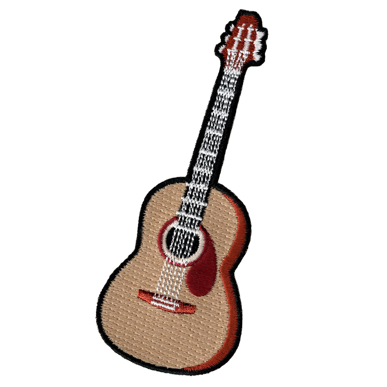 Acoustic Guitar Embroidered Patch acoustic-guitar-embroidered-patch