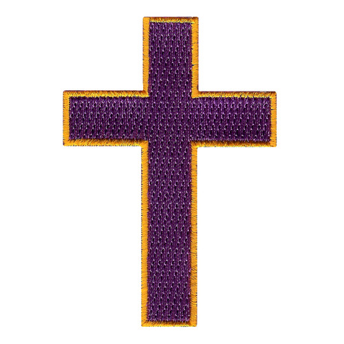 Purple/Gold Cross