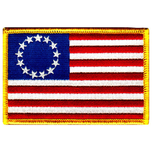 Betsy Ross Flag Embroidered Patch 