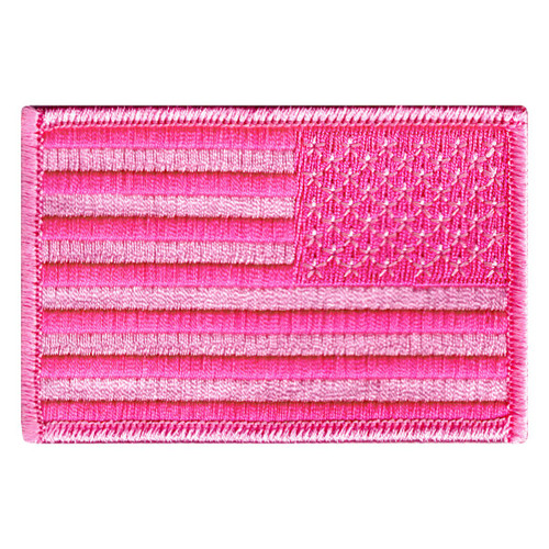 American Flag (Pink, Reversed)