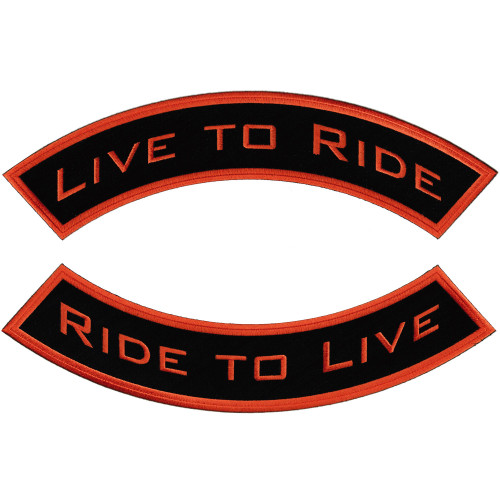 Live To Ride Rocker (Plain Font)