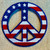 Peace Sign (Stars/Stripes)
