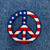 Peace Sign (Stars/Stripes)