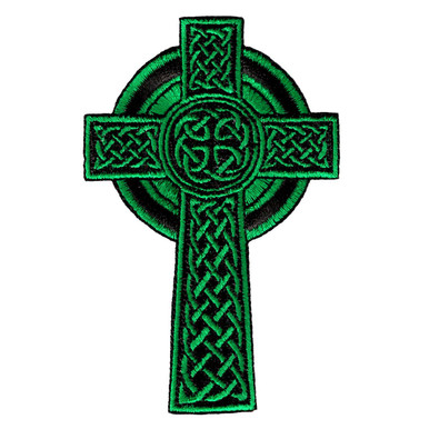 green celtic cross background