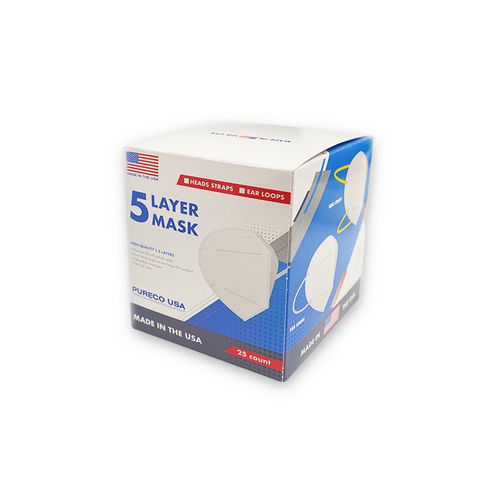 5 Layer Mask Ear Loops - Box