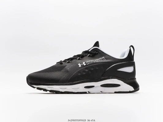 Under Armour Running Shoes Black White Mesh DJ4375-106