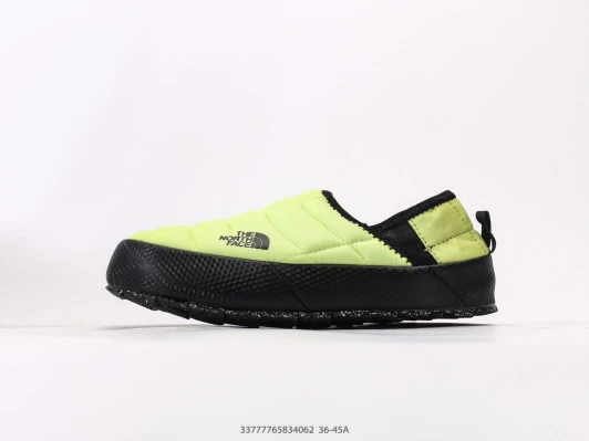 The North Face Quilted Slip-On Shoes Neon Yellow