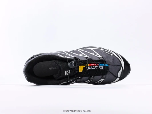 Salomon Trail Running Shoes Grey GORE-TEX Quicklace System