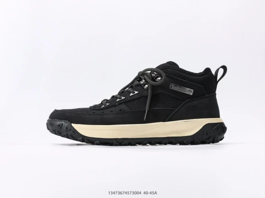 Timberland Mid-Top Boots Black Suede Rubber Tread CI1173-400