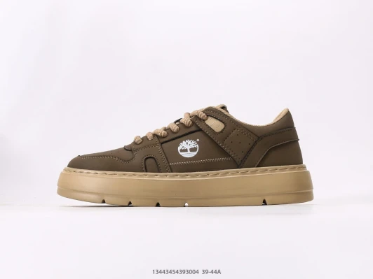 Timberland Sneakers Brown Leather Lace-Up IH7332-001