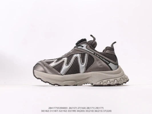 Salomon Trail Running Shoes Grey Mesh Synthetic IB0018-1003