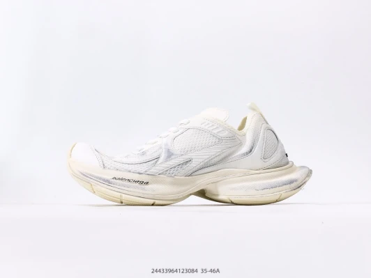 Balenciaga Trainers White Mesh Nylon Chunky Sole