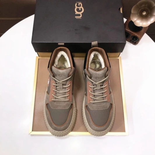 Ugg High-Top Sneakers Grey Suede Chunky Sole