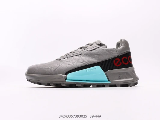 ECCO Sneakers Grey Leather Chunky Sole