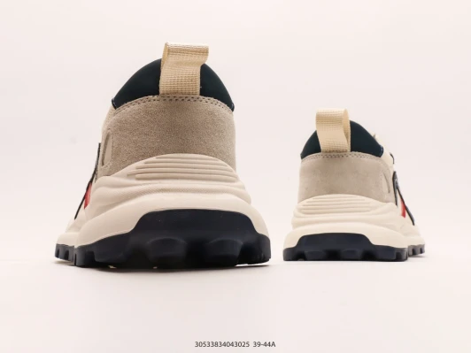 Ecco Sneakers Cream Navy Red Suede And Mesh CJ1641-101