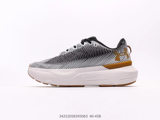 Under Armour Running Shoes Black White Gold HOVR+ DD1875-112