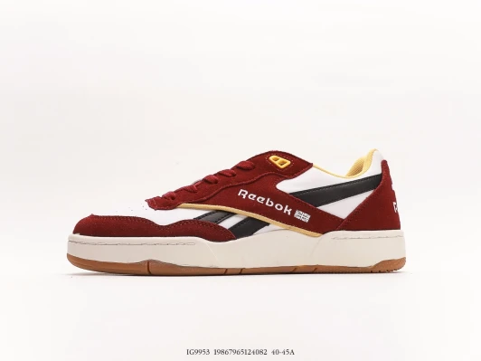 Reebok Sneakers White Red Suede Leather IG9953