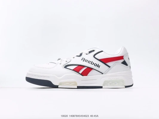 Reebok White Leather Sneakers With Red Accents CJ9977-103